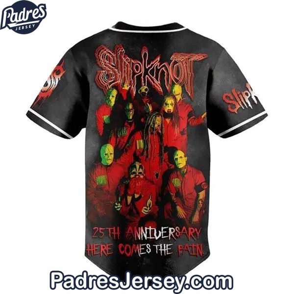 Slipknot 25TH ANNIVERSARY TOUR Baseball JErsey Outfit 3