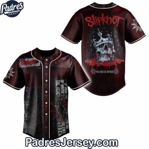 Slipknot Screen Printed Gigposter Baseball Jersey Outfit 1