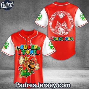 Super Mario Stoned Baseball Jersey Outfit 1