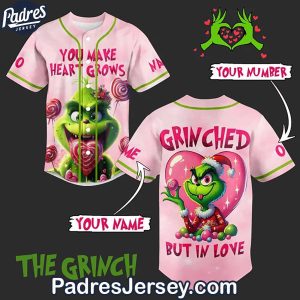 The Grinch Valentine Day 2025 Baseball Jersey Outfit 1