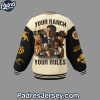 Yellowstone Dutton Ranch Baseball Jacket Outfit 2