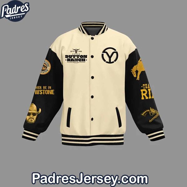 Yellowstone Dutton Ranch Baseball Jacket Outfit 3