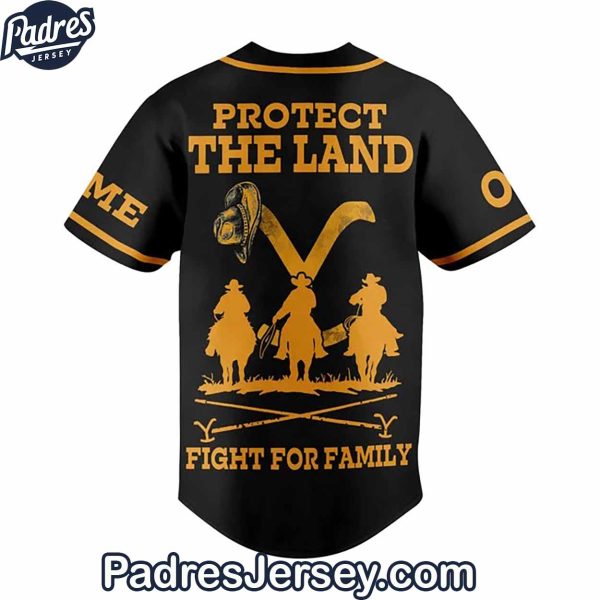 Yellowstone Protect The Land Game Baseball Jersey Outfit 3