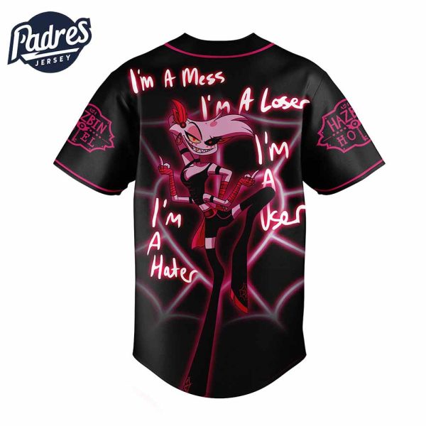 Angel Dust Hazbin Hotel Custom Baseball Jersey 2