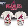 Atlanta Braves 75th Anniversary Of Peanuts Baseball Jersey 2025