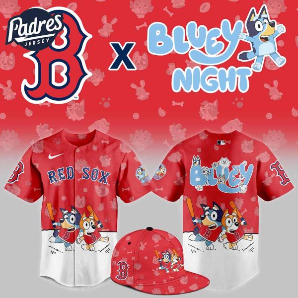 Boston Red Sox x Bluey Night Baseball Jersey 2