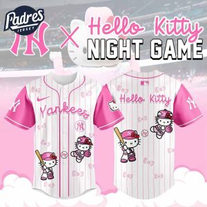 Hello Kitty Night Game x Houston Astros Baseball Jersey 2025 1