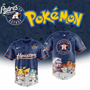 Houston Astros x Pokemon Baseball Jersey 2025