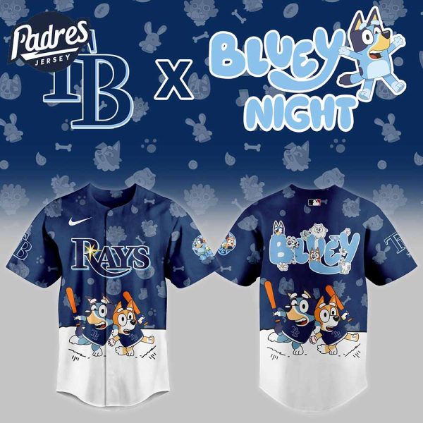 Tampa Bay Rays x Bluey Night Baseball Jersey 2