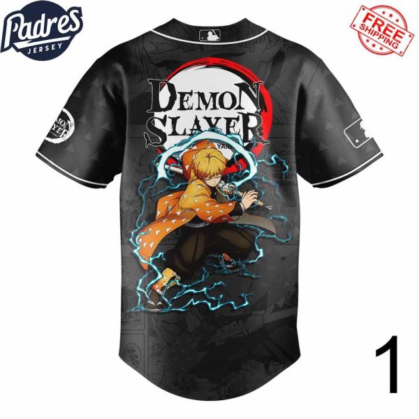 Agatsuma Zenitsu Demon Slayer x MLB Baseball Jersey Outfit 2