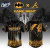 Atlanta Braves x DC Batman Game Night Baseball Jersey