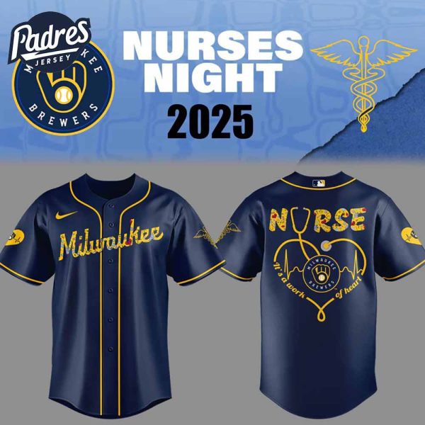 Milwaukee Brewers Baseball Jersey Outfit For Nurses Night 2025