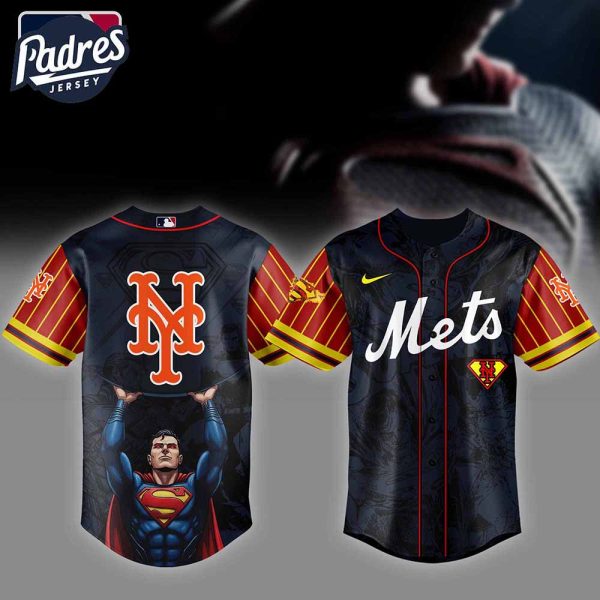 New York Mets MLB x Superman Personalized Baseball Jersey Outfit