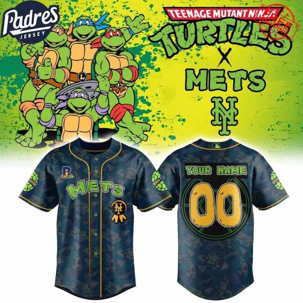 New York Mets x Ninja Turtles Baseball Jersey 1