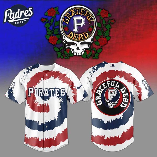 Pittsburgh Pirates MLB x Grateful Dead Personalized Baseball Jersey Outfit