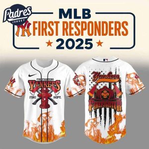 New York Yankees Firefighter Appreciation Day 2025 Baseball Jersey