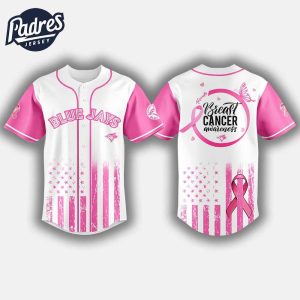 2025 Blue Jays x Breast Cancer Awareness Game Night Baseball Jersey 1