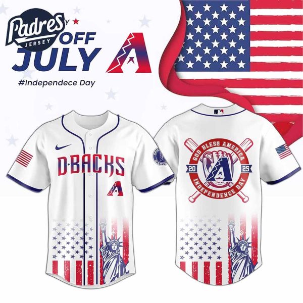 Arizona Diamondbacks Special Independence Day 2025 Baseball Jersey