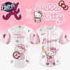 Atlanta Braves MLB x Hello Kitty New Baseball Jersey