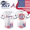 Atlanta Braves Special Independence Day 2025 Baseball Jersey