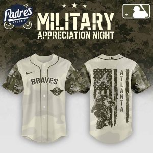 Atlanta Braves x Armed Forces Day Night Baseball Jersey