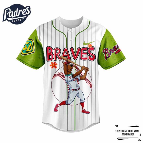 Atlanta Braves x MLB Scooby Doo Personalized Baseball Jersey Outfit 4