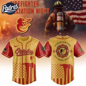 Baltimore Orioles Firefighter Night Baseball Jersey 2025