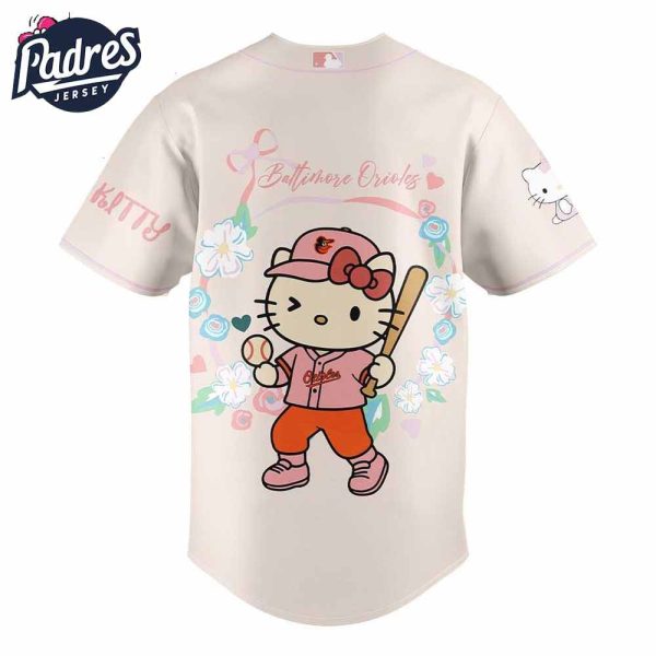 Baltimore Orioles Hello Kitty 2025 For Fans Baseball Jersey 3