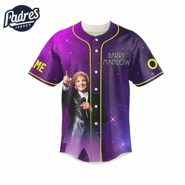 Barry Manilow Oh Mandy Baseball Jersey Custom Design 2