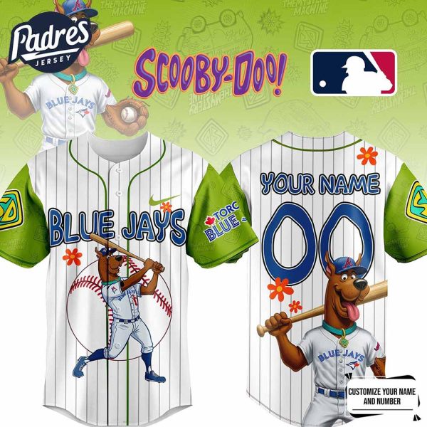 Blue Jays MLB x Scooby Doo Personalized Baseball Jersey Outfit 1