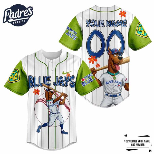 Blue Jays MLB x Scooby Doo Personalized Baseball Jersey Outfit 3