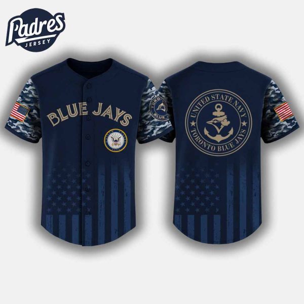 Blue Jays US Navy Appreciation Night 2025 Baseball Jersey 1