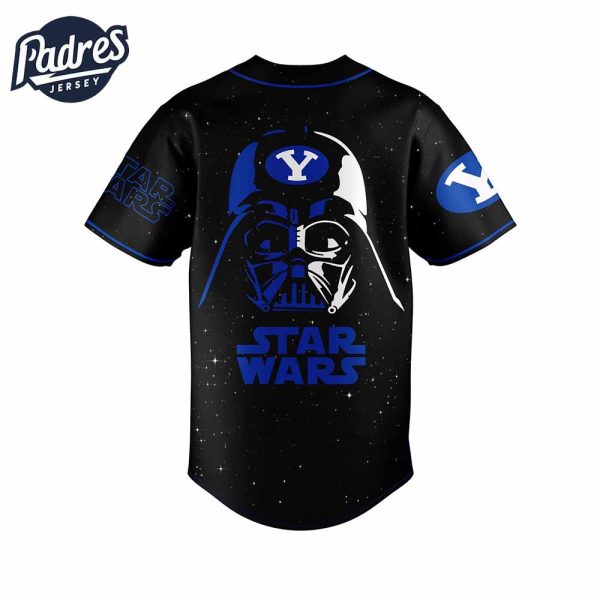 Byu Cougars NCAA x Star Wars Night Personalized Baseball Jersey Outfit 3