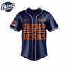 Chicago Bears NFL x Stitch Personalized Baseball Jersey Outfit 3