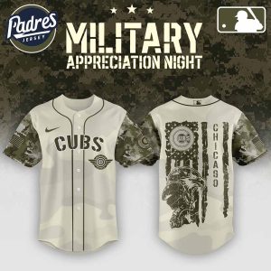 Chicago Cubs x Armed Forces Day Night Baseball Jersey