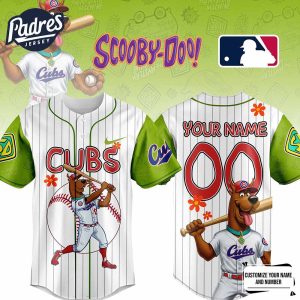 Chicago Cubs x MLB Scooby Doo Baseball Jersey Outfit 1