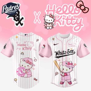 Chicago White MLB x Hello Kitty New Baseball Jersey