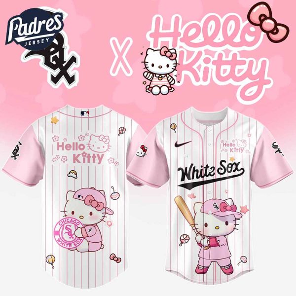 Chicago White MLB x Hello Kitty New Baseball Jersey
