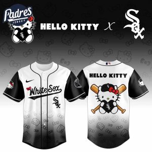 Chicago White Sox MLB x Hello Kitty Night Baseball Jersey Special