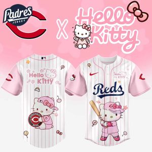 Cincinnati Reds MLB x Hello Kitty New Baseball Jersey