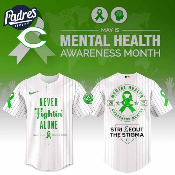 Cincinnati Reds MLB x Special Mental Health Awareness Week Baseball Jersey