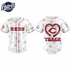 Cincinnati Reds Teacher Night Baseball Jersey 2025 Outfit 1