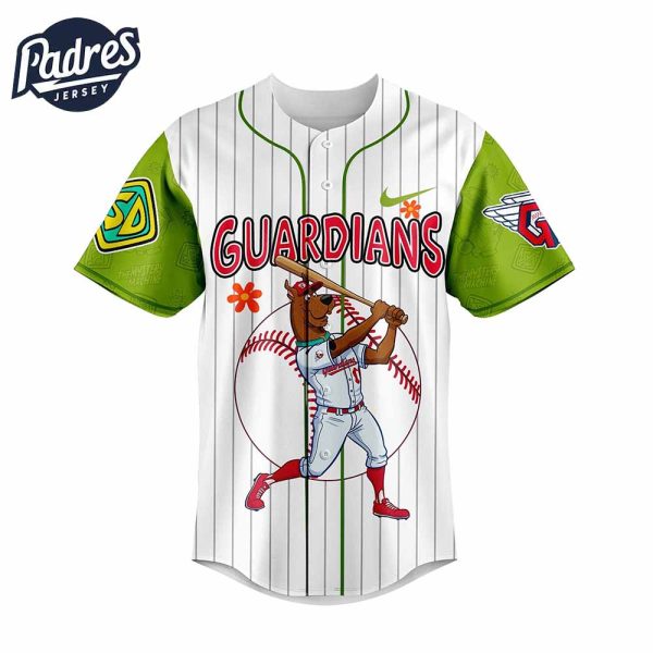 Cleveland Guardians MLB x Scooby Doo Baseball Jersey Outfit 4