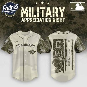 Cleveland Guardians x Armed Forces Day Night Baseball Jersey