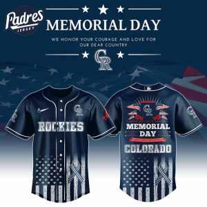 Colorado Rockies Special Memorial Day Baseball Jersey