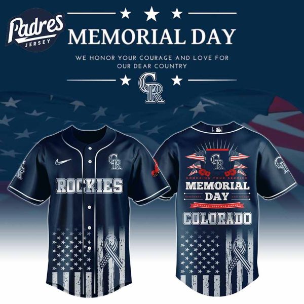 Colorado Rockies Special Memorial Day Baseball Jersey