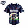 Dallas Cowboys NFL x Stitch Personalized Baseball Jersey Outfit 2