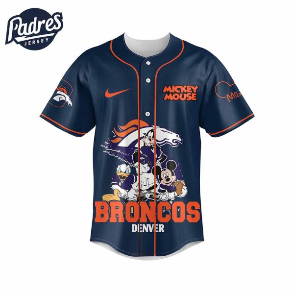 Denver Broncos NFL x Stitch Personalized Baseball Jersey Outfit 2