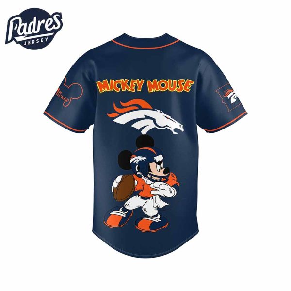 Denver Broncos NFL x Stitch Personalized Baseball Jersey Outfit 3