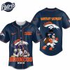 Denver Broncos NFL x Stitch Personalized Baseball Jersey Outfit 4